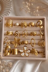 Premium Gen Z Jewellery ✨ Aesthetic Gold Ring Collection Elegant Jewelry 200x300